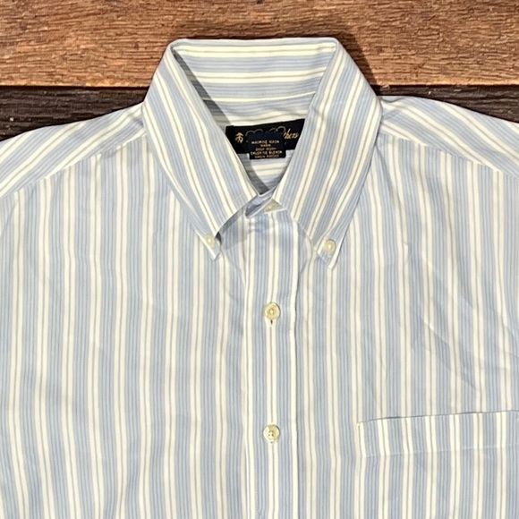 Brooks Brothers Dress Shirt Button Down Mens Striped Long Sleeve - Picture 2 of 6